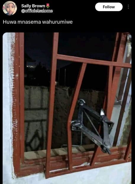 Sally brown iicialsaloma follow huwa mnasema wahurumiwe