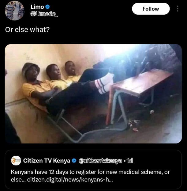 Limo plimoñ_ follow or else what? citizen tv kenya cidzenicvkenya 1 kenyans have