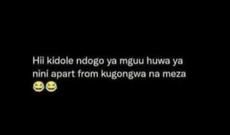Hii kidole ndogo ya mguu huwa ya nini apart from kugongwa na meza