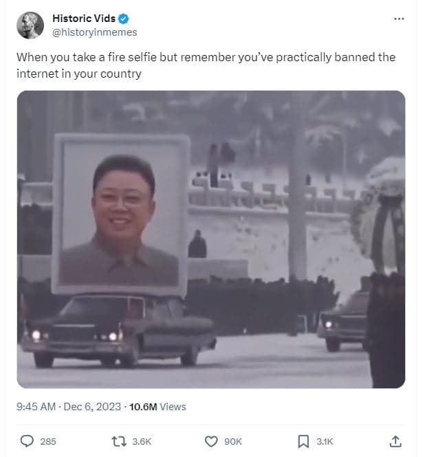 Historic vids historyinmemes when you take a fire selfie but remember you've pra