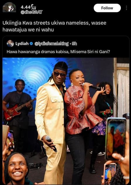 4.445 dhogat follow ukiingia kwa streets ukiwa nameless, wasee hawatajua we ni w