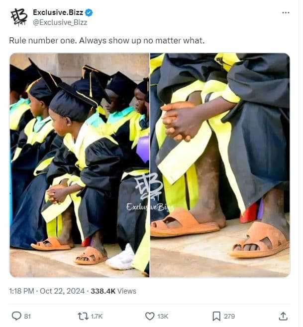 Exclusive bizz exclusive_bizz rule number one. always show up no matter what. ex