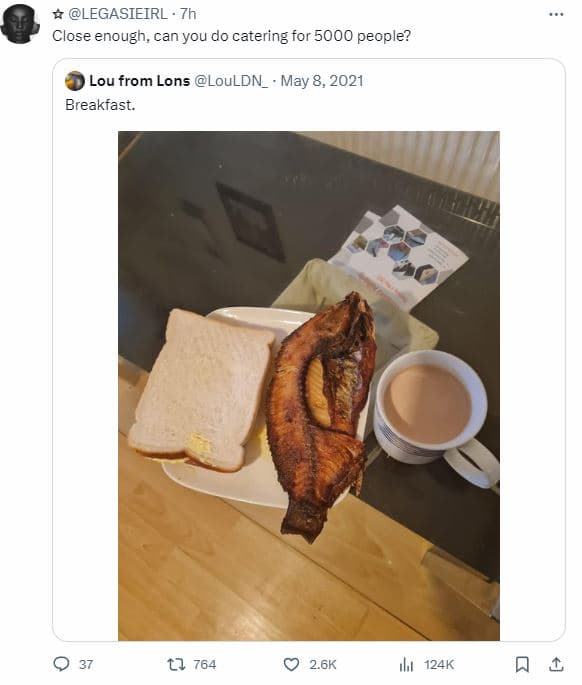 Legasieirl close enough can you do 'catering for people? lou from lons louldn_ m