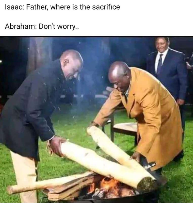 Isaac father where is the sacrifice abraham don't worry .