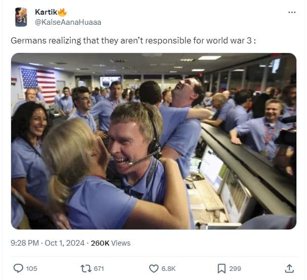 Kartik kaiseaanahuaaa germans realizing that they aren't responsible for world w