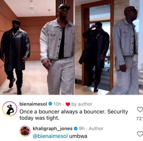 Bienaimesol 10h by author once a bouncer always a bouncer. security today was ti