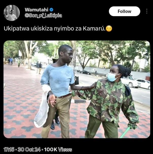 Wamutahi n_f_laikipia follow ukipatwa ukiskiza nyimbo za kamará. 30042410ok vews