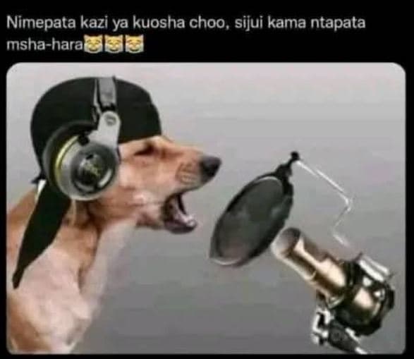 Nimepata kazi ya kuosha choo, sijui kama ntapata mshahara