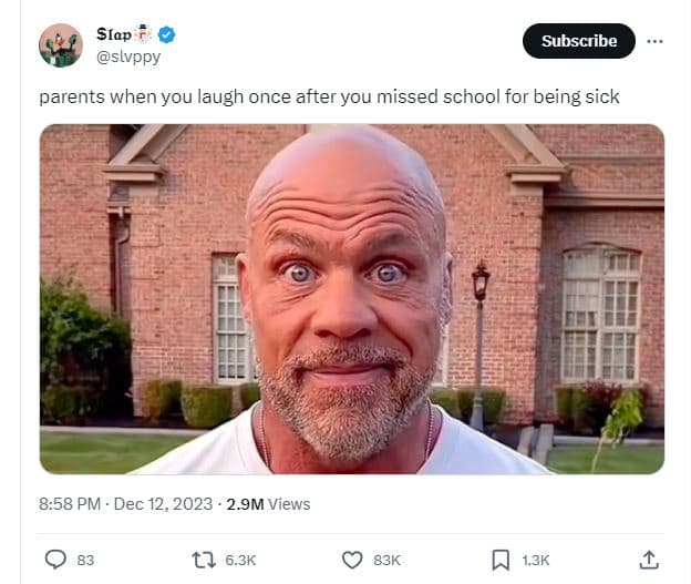 Slap slvppy subscribe parents when you laugh once after you missed school for be