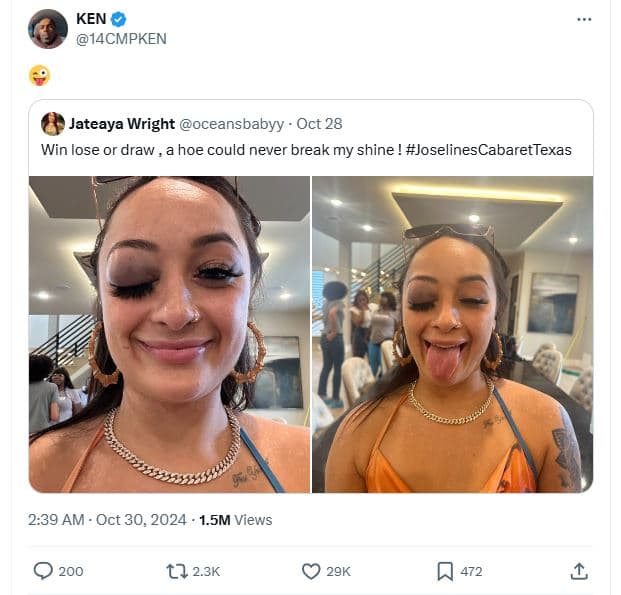 Ken 14cmpken jateaya wright oceansbabyy _ oct 28 win lose or draw , hoe could ne