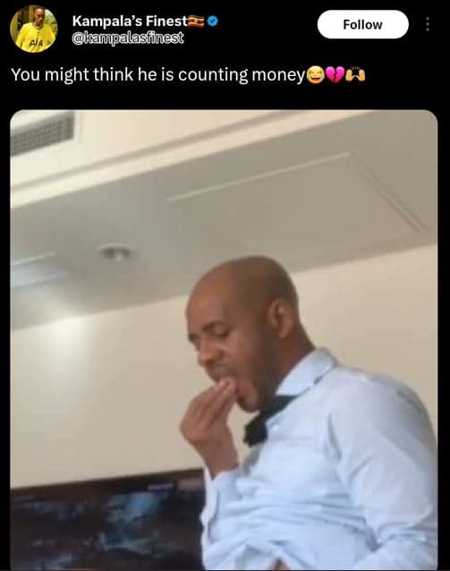 Kampala's finest kampalasfinost follow you might think he is counting money