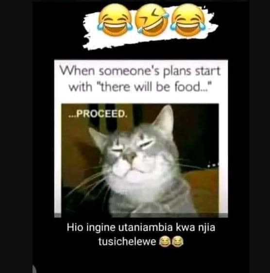 When someone's plans start with there will be lood proceed hio ingine utaniambia