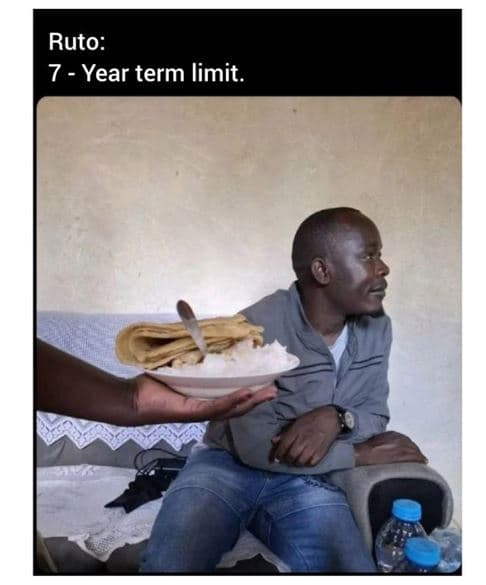 Ruto 7 year term limit.