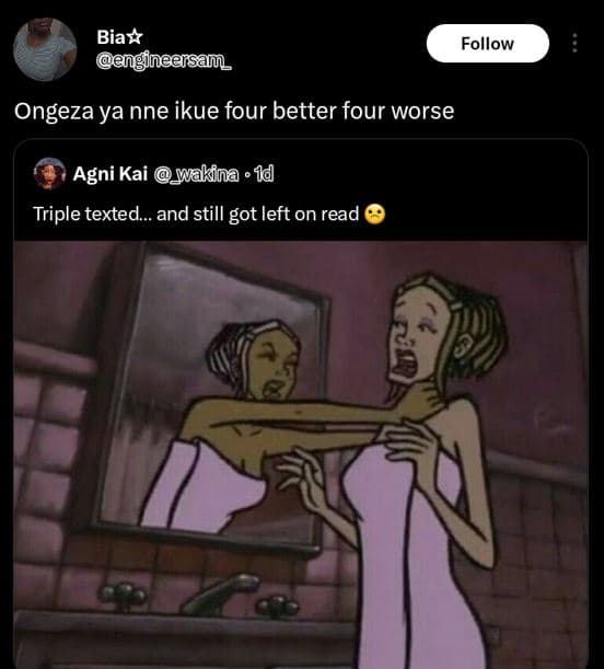 Biax engineersan follow ongeza ya nne ikue four better four worse agni kai wakin