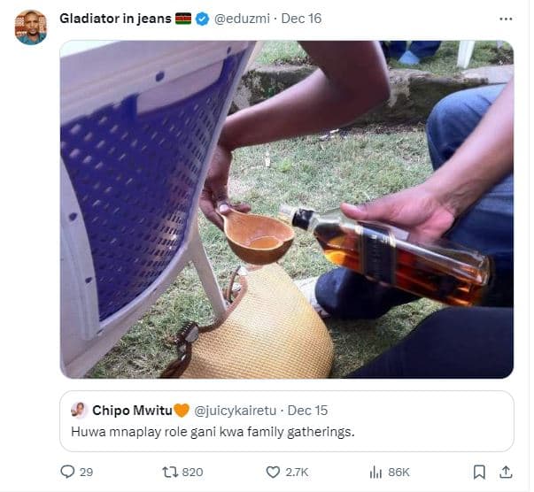 Gladiator in jeans eduzmi dec 16 chipo mwitu juicykairetu dec 15 huwa mnaplay ro