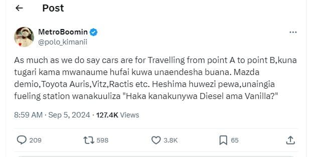 Post metroboomin polo_kimanii as much as we do say cars are for travelling from