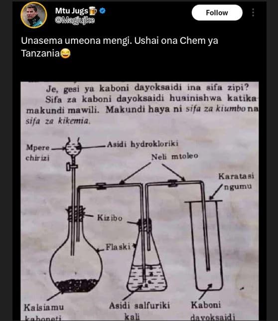 Mtu jugs magjujke follow unasema umeona mengi. ushai ona chem ya tanzania je. ge