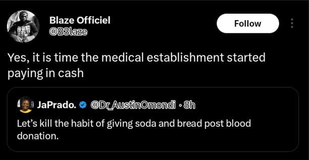 Blaze officiel b8laze follow yes, it is time the medical establishment started p