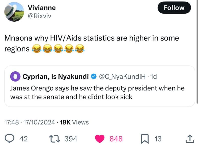 Vivianne rixviv follow mnaona why hivaids statistics are higher in some regions
