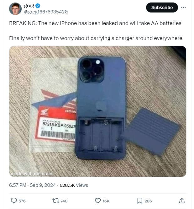 Greg greg16676935420 subscribe breaking the new iphone has been leaked and will