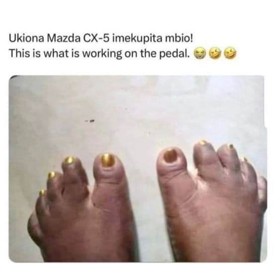 Ukiona mazda cx5 imekupita mbio! this is what is working on the pedal.