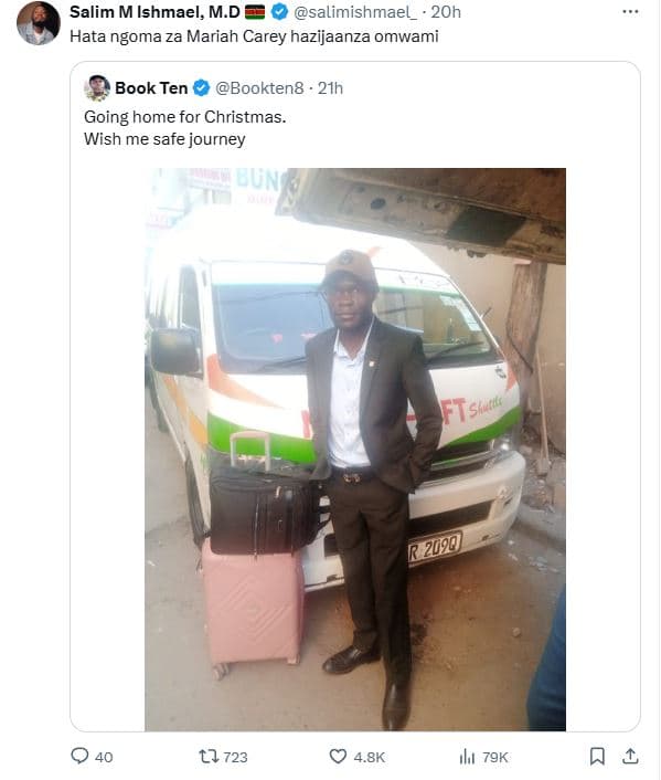 Salim m ishmael, m.d salimishmael 20h hata ngoma za mariah carey hazijaanza omwa