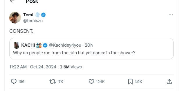 Fosl temi temiszn consent. kachi kachidey4you 20h why do people run from the rai