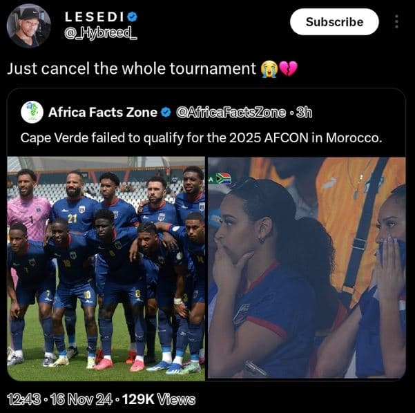 Lesedi hybreed _ subscribe just cancel the whole tournament africa facts zone af