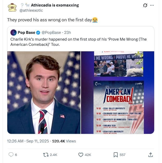 Athiecadia is exomaxxing athieexotic they proved his ass wrong on the first day