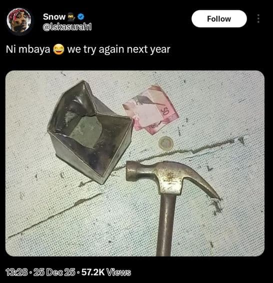 Snow lskasurahl follow ni mbaya we try again next year .25 dec25. 57.2k views