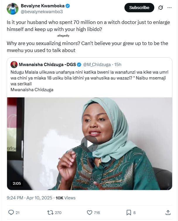 Bevalyne kwamboka bevalynekwambo3 subscribe is it your husband who spent 70 mill