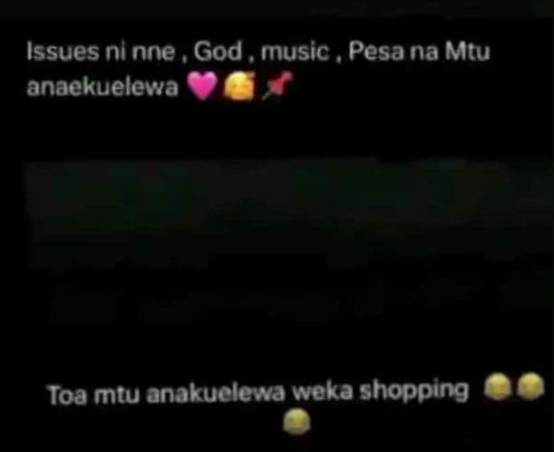 Issues nlnne god music pesana mtu anaekuelewa toa mtu anakuclewa weka shopping