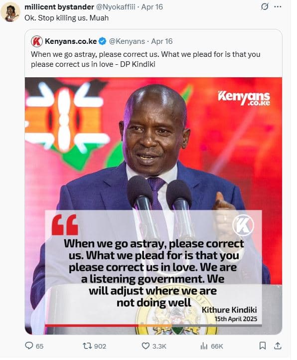 Millicent bystander nyokaffiii apr 16 ok. stop killing us. muah kenyans.co.ke ke