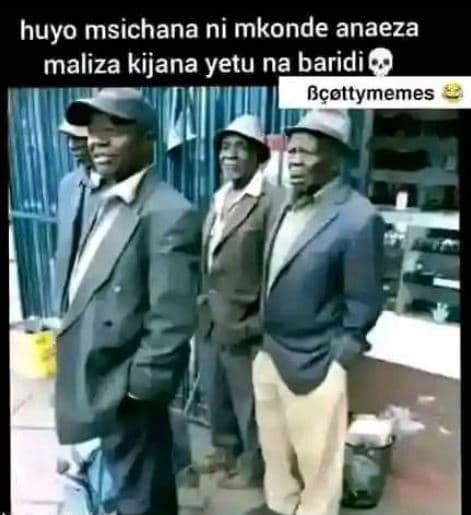 Huyo msichana ni mkonde anaeza maliza kijana yetu na baridi bçottymemes