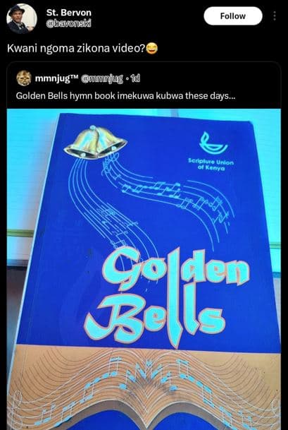 St. bervon bevoniski follow kwani ngoma zikona video? mmnjug ounijjug e1 golden