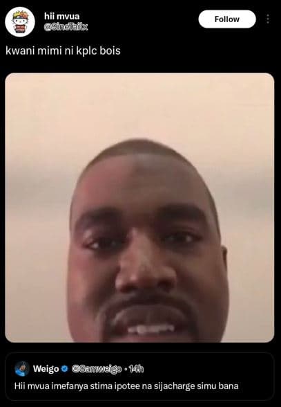 Hii mvua sngiab follow kwani mimi ni kplc bois weigo seruweigo 1h hii mvua imefa