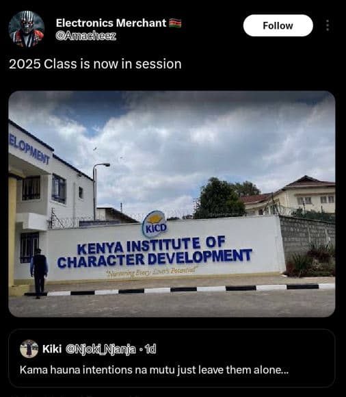 Electronics merchant amacheez follow class is now in session kicd kenyainstitute