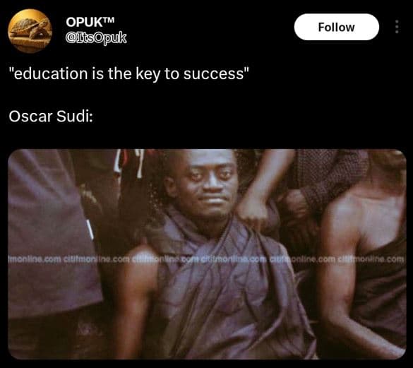 Opuktm iispuk follow education is the key to success oscar sudi nonlino com cmon