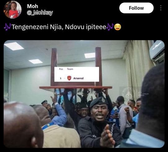 Moh mohkay follow tengenezeni njia, ndovu ipiteee arseno