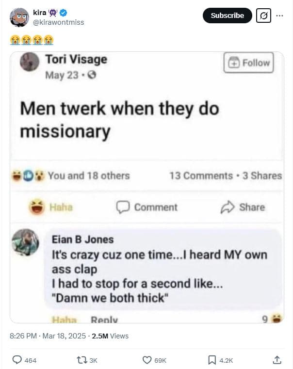 Kira kirawontmiss subscribe fàfàfàf tori visage may 23.0 follow men twerk when t