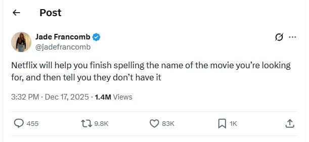 Post jade francomb jadefrancomb netflix will help you finish spelling the name o