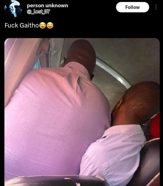 Person unknown lost 7 follow fuck gaitho