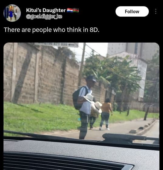 Kitui's daughter goaldigger ke follow there are people who think in 8d_