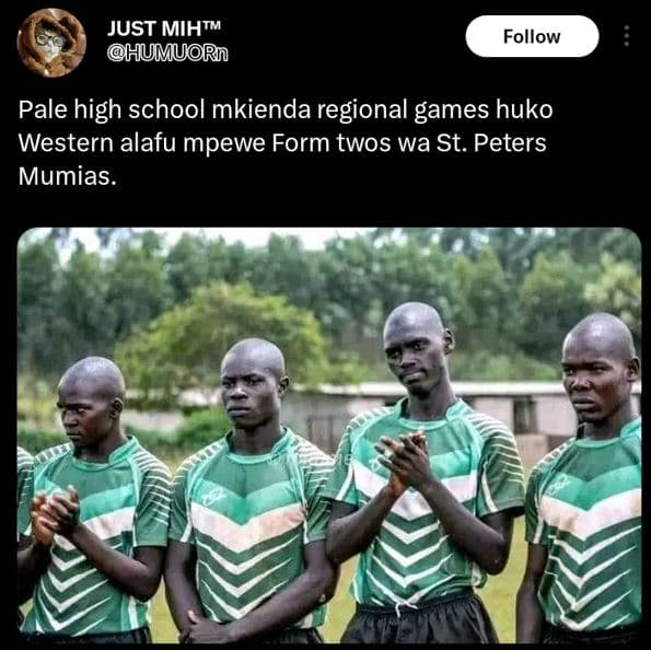 Just mihtm humuorn follow pale high school mkienda regional games huko western a