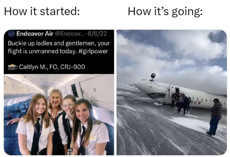 How it started how its going endeavor air endeav 6622 buckle up ladies and gentl