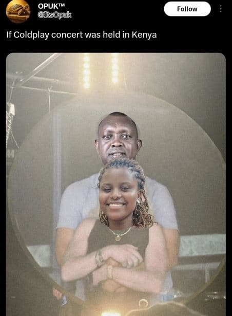 Opuktm ussopuk follow if coldplay concert was held in kenya