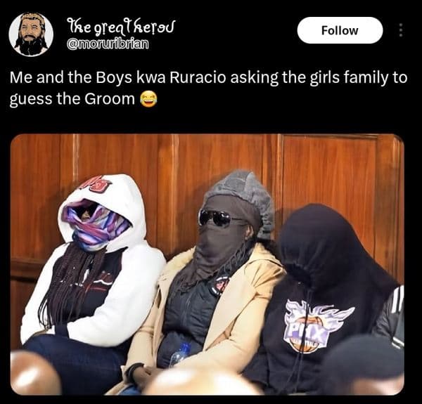 He 9reathersj onuribrian follow me and the boys kwa ruracio asking the girls fam