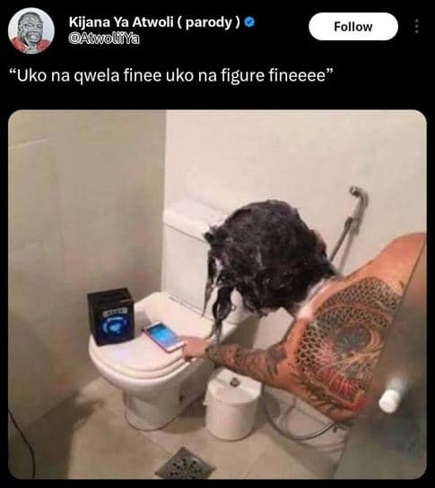 Kijana ya atwoli parody atwoliifa follow 'uko na qwela finee uko na figure finee