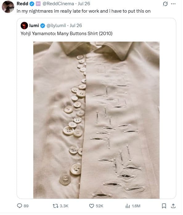 Redd reddcinema jul 26 in my nightmares im really late for work and have to put