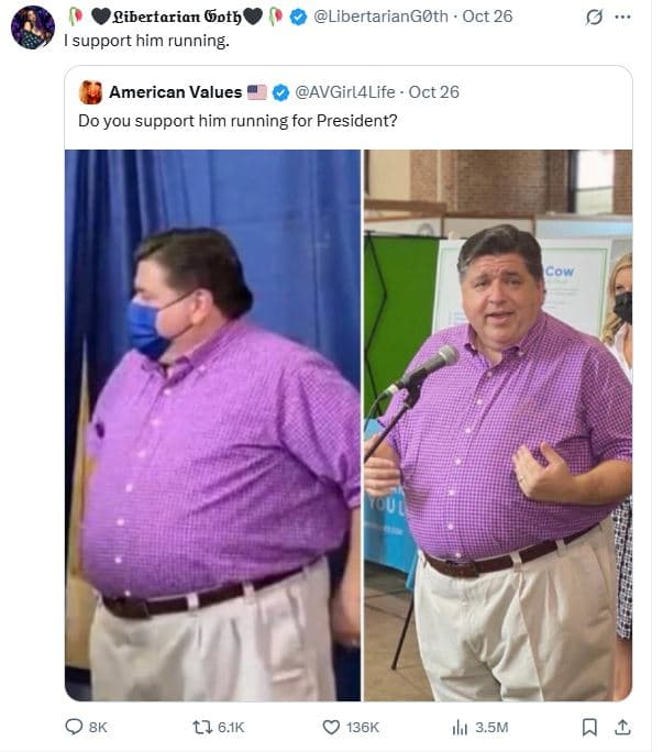 Eibertarian oth support him running. libertariangoth oct 26 american values avgi